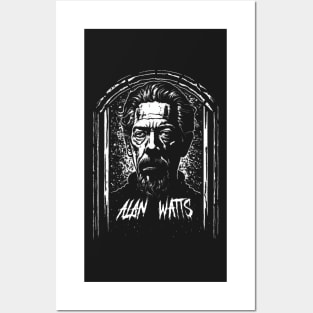 Alan Watts Metal Posters and Art